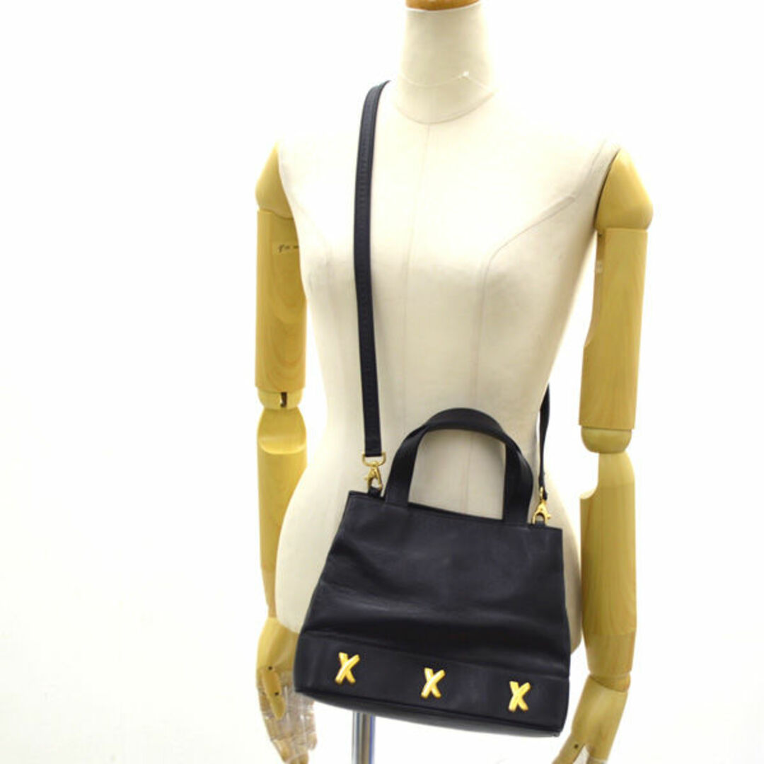 Paloma Picasso(パロマピカソ)のPaloma Picasso / パロマ ピカソ ■ 2wayバッグ レザー ブラック バッグ / バック / BAG / 鞄 / カバン ブランド 中古 [0990011101] レディースのバッグ(ショルダーバッグ)の商品写真