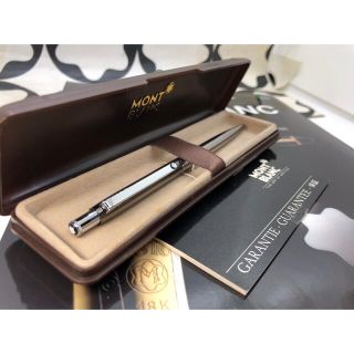 モンブラン(MONTBLANC)の価値ある総チタニウム張りペンシル★Ｓラインの極少生産名品クローム装飾★モンブラン(ペン/マーカー)