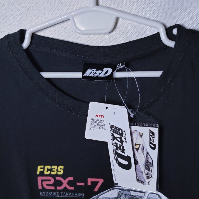 新品 ペアルック Tシャツ 4L 頭文字D RX7 高橋涼介 ステッカー イニD 4