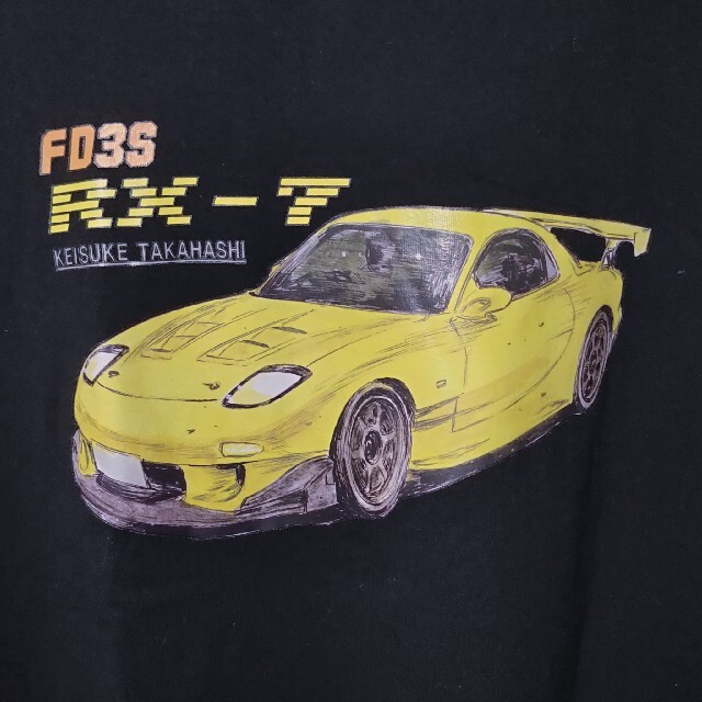 新品 ペアルック Tシャツ 4L 頭文字D RX7 高橋涼介 ステッカー イニD 7