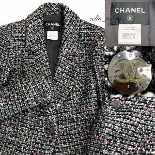 シャネル(CHANEL)のCHANEL 《ミックスツイード》テーラード ジャケット  E1322(テーラードジャケット)