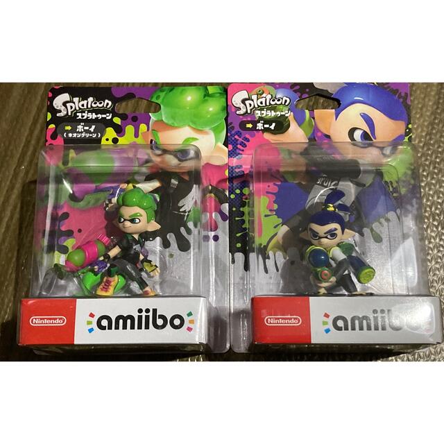 Nintendo Switch(ニンテンドースイッチ)のamiibo スプラトゥーン ボーイ2種 エンタメ/ホビーのフィギュア(ゲームキャラクター)の商品写真