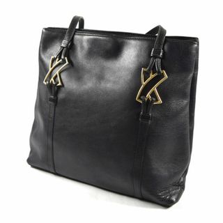 パロマピカソ(Paloma Picasso)のPaloma Picasso / パロマ ピカソ ■ ショルダーバッグ レザー ブラック バッグ / バック / BAG / 鞄 / カバン ブランド 中古 [0990011117](ショルダーバッグ)