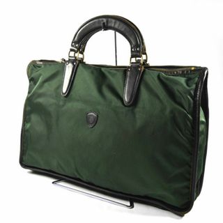 フェリージ(Felisi)のFelisi / フェリージ ■ ブリーフケース ナイロン レザー グリーン バッグ / バック / BAG / 鞄 / カバン ブランド 中古 [0990011128](ビジネスバッグ)