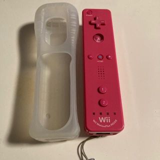 ウィー(Wii)のWii モーションプラスリモコン　ピンク　おまけ付き(家庭用ゲーム機本体)