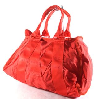 マークバイマークジェイコブス(MARC BY MARC JACOBS)のMarc by Marc Jacobs / マーク バイ マーク ジェイコブス ■ トートバッグ レッド ナイロン キャンバス バッグ / バック / BAG / 鞄 / カバン ブランド 中古 [0990011199](トートバッグ)