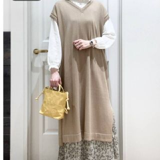 スタジオクリップ 完売PUペーパーライクミニショルダーバック新品 イエロー
