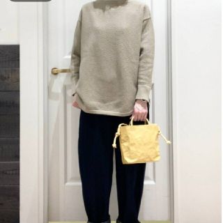 スタジオクリップ 完売PUペーパーライクミニショルダーバック新品 イエロー