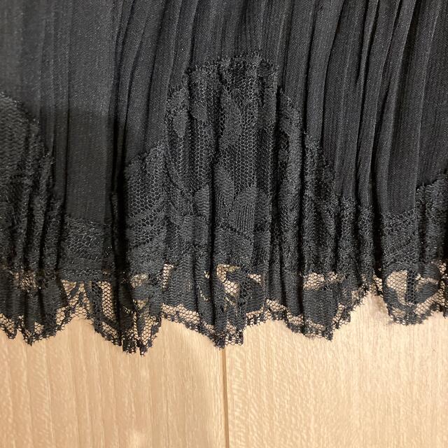 COMME CA ISM(コムサイズム)の超お買い得❗️ コムサイズム　ビロードのドレープ胸元が綺麗な黒ブラックドレス レディースのフォーマル/ドレス(ミディアムドレス)の商品写真