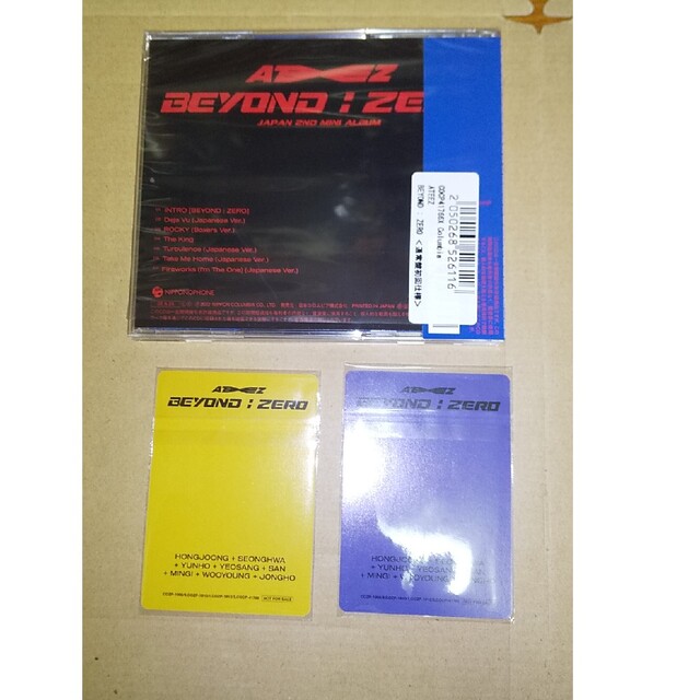 ATEEZ(エイティーズ)のATEEZ BEYOND：ZERO ヨサン YEO SANG トレカ2種付 エンタメ/ホビーのCD(ポップス/ロック(邦楽))の商品写真