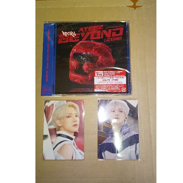 ATEEZ(エイティーズ)のATEEZ BEYOND：ZERO ヨサン YEO SANG トレカ2種付 エンタメ/ホビーのCD(ポップス/ロック(邦楽))の商品写真