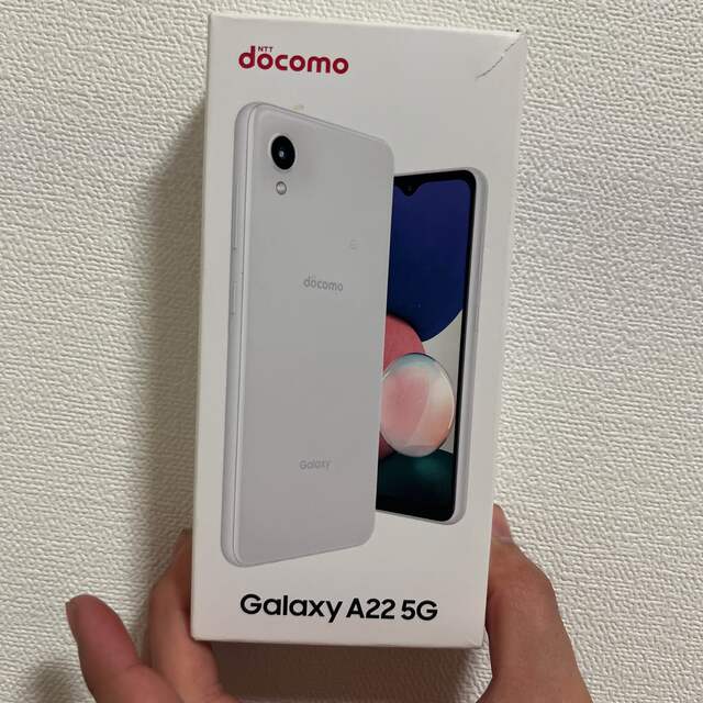 SAMSUNG Galaxy A22 5G SC-56B ホワイトスマホ家電カメラ