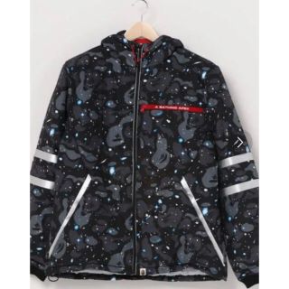 アベイシングエイプ(A BATHING APE)の新品未使用！APE アベイシングエイプ スペースカモ ジャケット ダウンパーカー(ダウンジャケット)