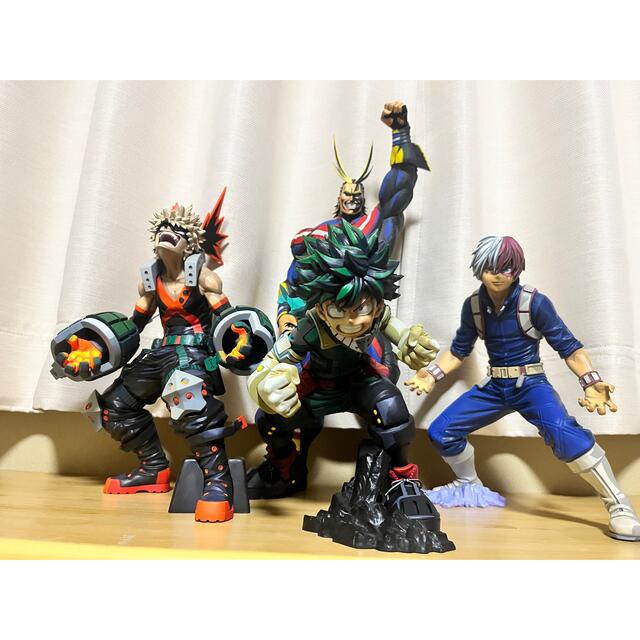 いラインアップ BANDAI - D賞 二次元彩色 緑谷出久 爆豪勝己 轟焦凍