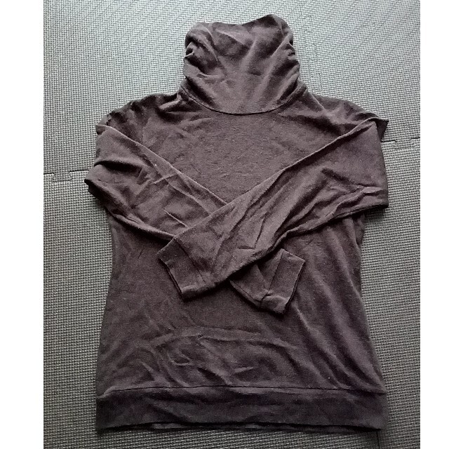 タートルネック　長袖　茶色　アンゴラ レディースのトップス(ニット/セーター)の商品写真