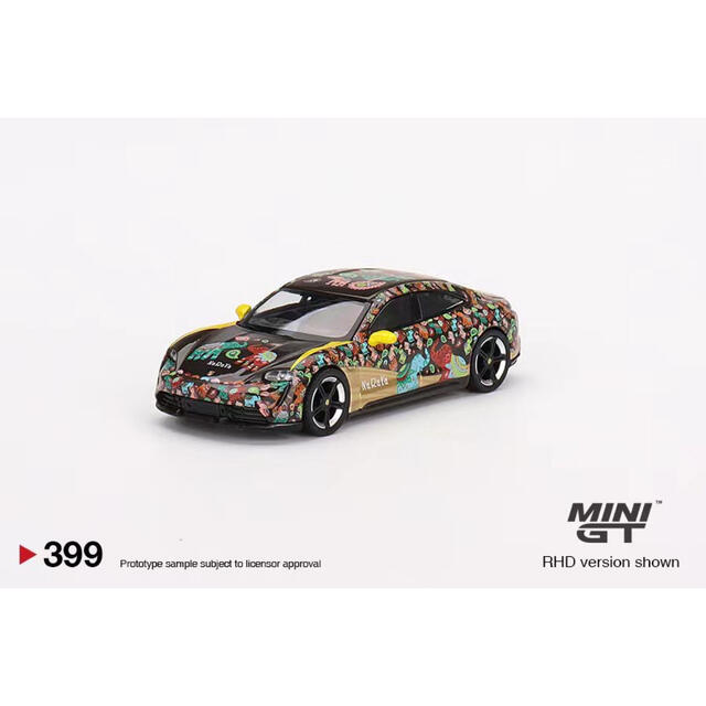 MINIGT 1/64 ポルシェ　タイカンTurbo S NaRaYa タイ限定 エンタメ/ホビーのおもちゃ/ぬいぐるみ(ミニカー)の商品写真