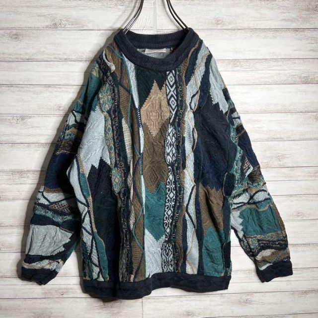 入手困難!!】COOGI ✈︎立体ニット 3Dニット ゆるだぼ 肉厚 セーター