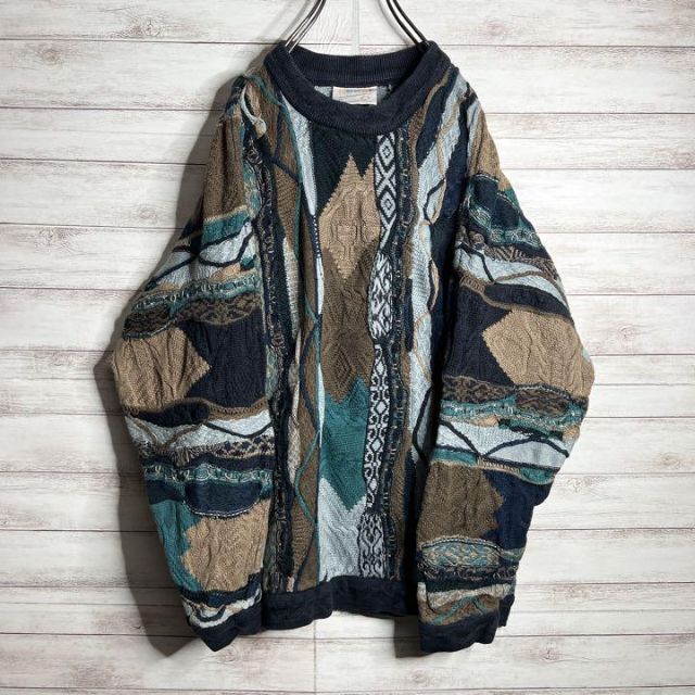入手困難!!】COOGI ✈︎立体ニット 3Dニット ゆるだぼ 肉厚 セーター