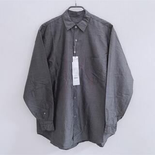 コモリ(COMOLI)の【新品未使用】COMOLI  コモリ 2021SS 杢シルクシャツ サイズ2(シャツ)