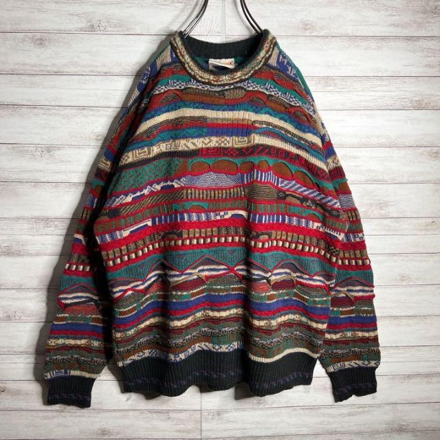 【入手困難!!】COOGI ✈︎立体ニット 3Dニット ゆるだぼ 肉厚 セーター