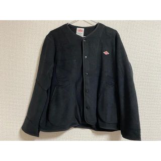 新品タグつき DANTON ダントン フリース ノーカラージャケット-