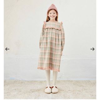 キャラメルベビー&チャイルド(Caramel baby&child )のLiilu リール Lana Dress Check 18m(ワンピース)