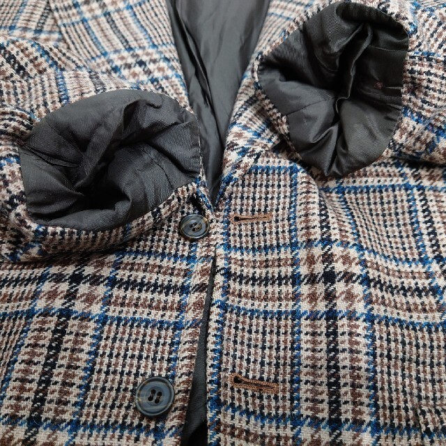 BURBERRY - BURBERRY チェックウールテーラードジャケットの通販 by