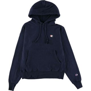 チャンピオン(Champion)の古着 チャンピオン Champion リバースウィーブ 復刻 単色タグ スウェットプルオーバーパーカー メンズS /eaa207784(スウェット)