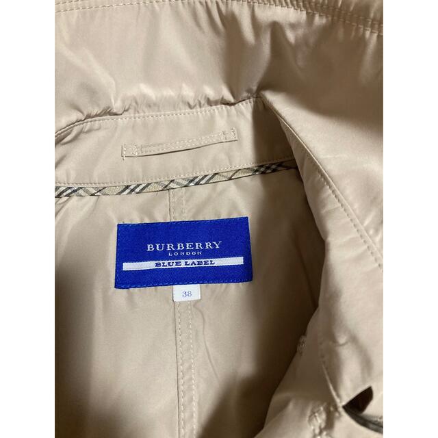 BURBERRY BLUE LABEL(バーバリーブルーレーベル)のバーバリーブルーレーベル38 レディースのジャケット/アウター(トレンチコート)の商品写真