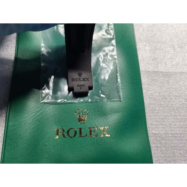 純正品 ROLEX オイスターフレックス ラバーベルト 350501 セット