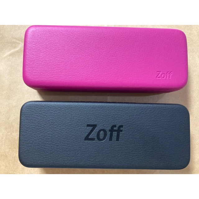 Zoff(ゾフ)のゾフ　Zoff  メガネケース　ブラック　ピンク レディースのファッション小物(サングラス/メガネ)の商品写真