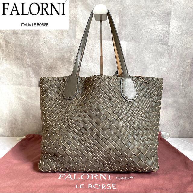 FALORNI ファロルニ トートバッグ ビジネス 大容量 A4収納 レザー