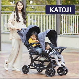 KATOJI - KATOJI二人でゴーDX 2人乗りベビーカー　デニム