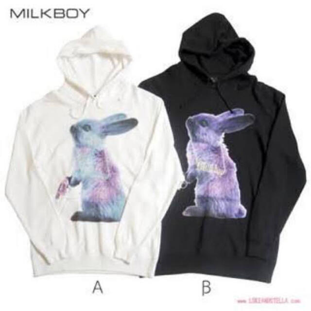 MILKBOY(ミルクボーイ)のMILKBOY【RIOT RABBIT PARKA】うさぎ★ラビット★パーカー メンズのトップス(パーカー)の商品写真