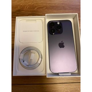 アイフォーン(iPhone)のiPhone 14 Pro 256GB Deep Purple 本体(スマートフォン本体)