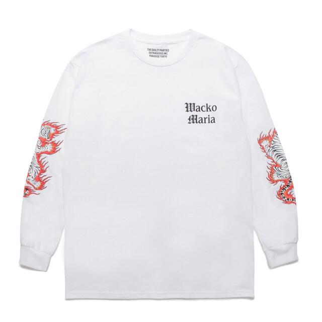 WACKO MARIA(ワコマリア)のSサイズ wackomaria tim lehi ロンT 02 白 メンズのトップス(Tシャツ/カットソー(七分/長袖))の商品写真