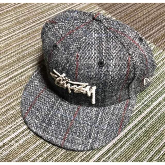 stussy × newera × harris tweed ハリスツイード