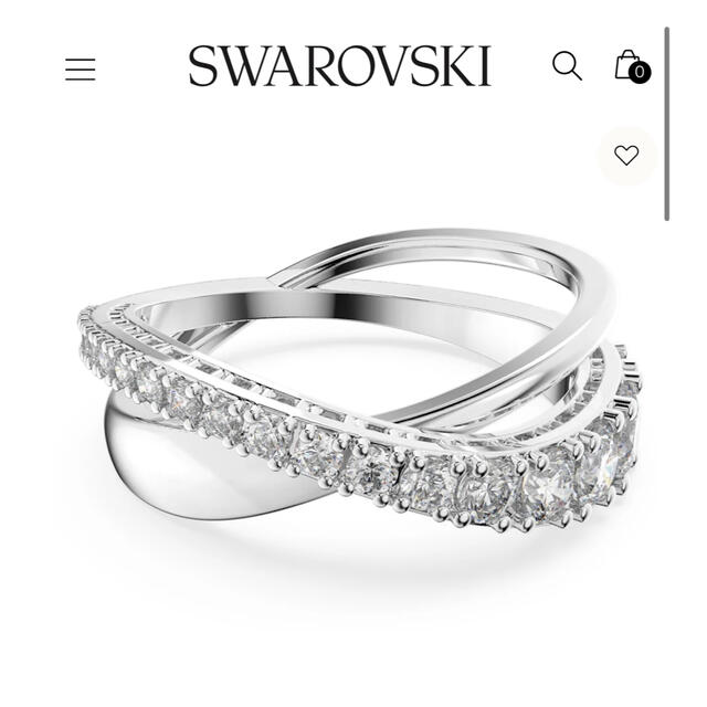 SWAROVSKI(スワロフスキー)の・箱付き未使用 スワロフスキー 指輪 リング レディースのアクセサリー(リング(指輪))の商品写真