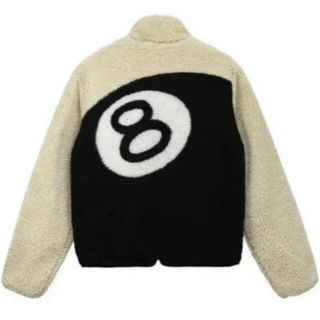 ステューシー(STUSSY)のstussy 8 BALL SHERPA JACKET ステューシー フリース(ブルゾン)