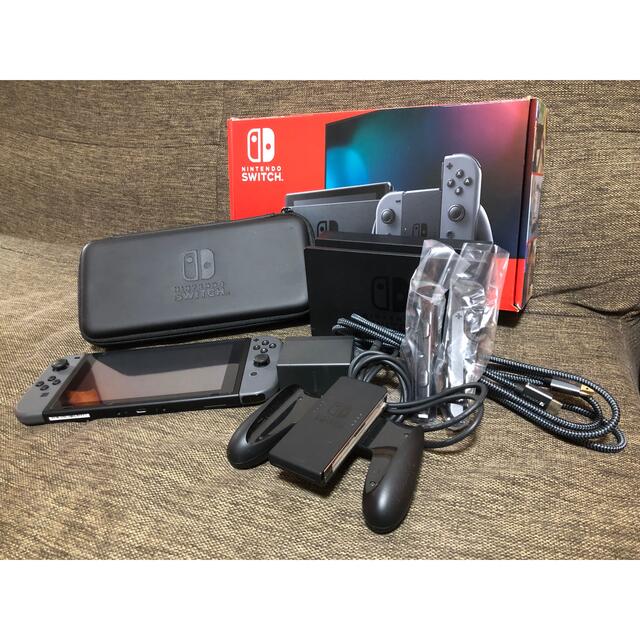 Nintendo Switch グレー バッテリー強化モデル 美品 おまけ付 - 家庭用 ...