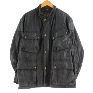 ベルスタッフ(BELSTAFF)の古着 60年代 ベルスタッフ Belstaff TRIALMASTER PROFESSIONAL トライアルマスタープロフェッショナル ワックスコットン オイルドジャケット 英国製 メンズL ヴィンテージ /eaa222098(その他)