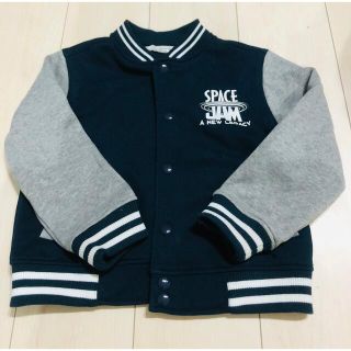 エイチアンドエム(H&M)の【H&M】SPACE JAM パーカー生地ブルゾン　スタジャン(ジャケット/上着)