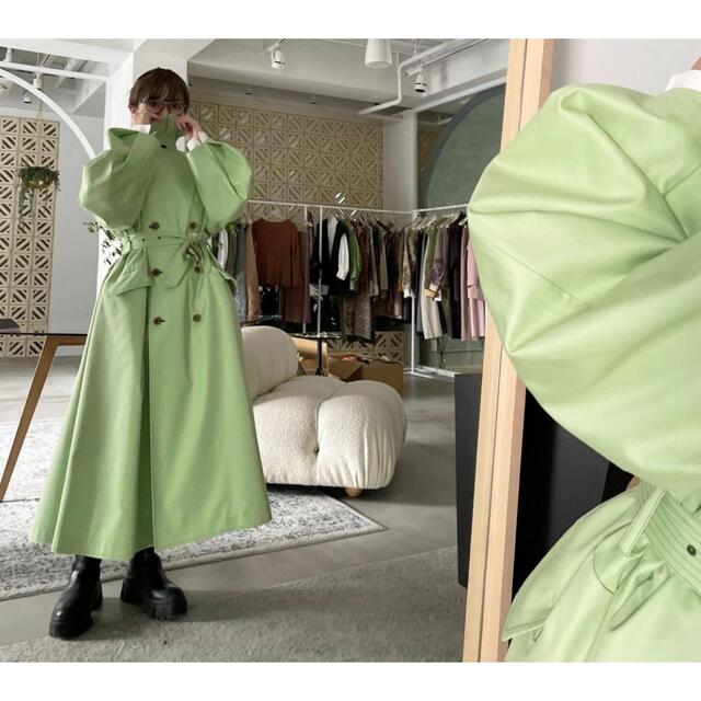 SALE新品】 Ameri VINTAGE - TURKEY ORGANIC FLARE TRENCH COAT