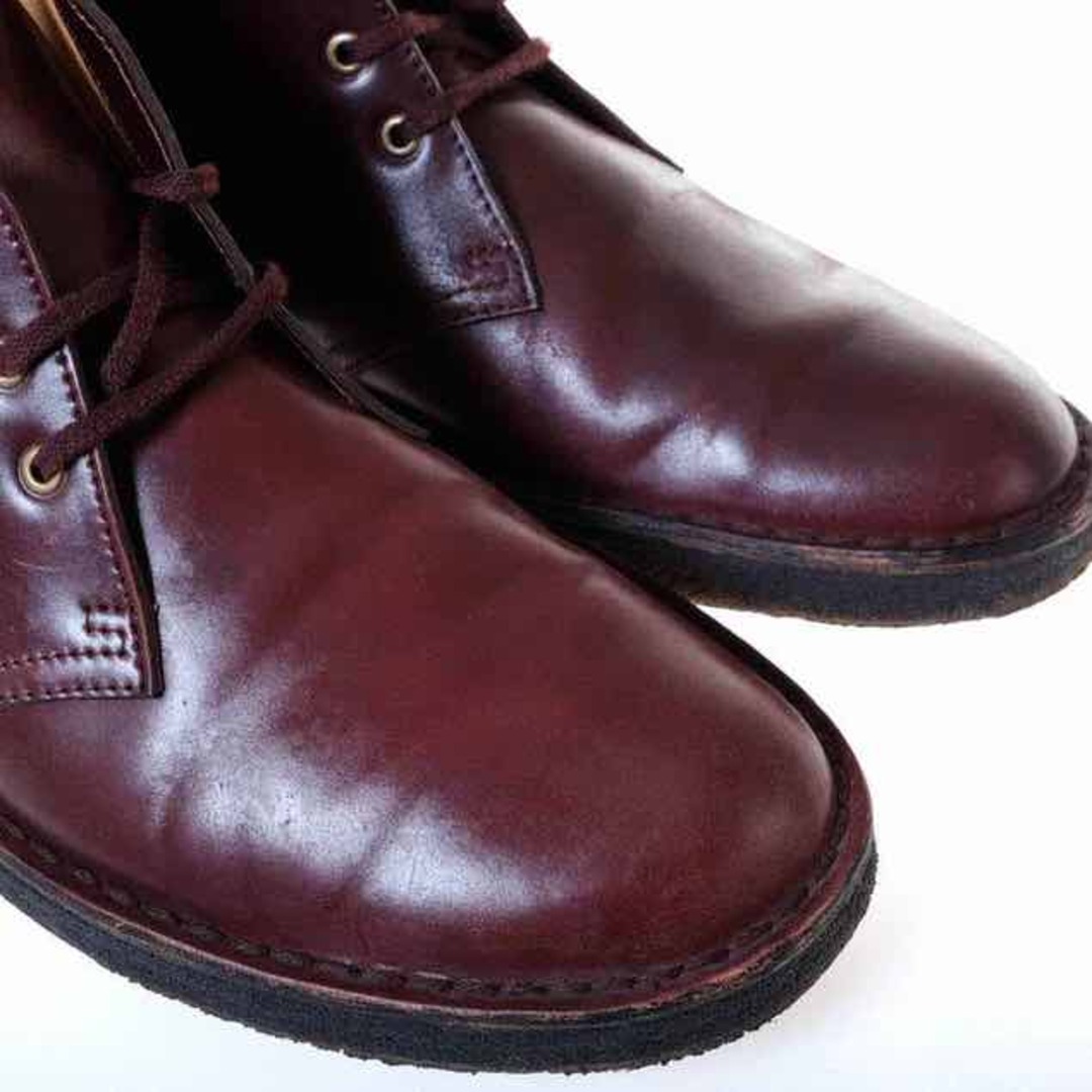 クラークス/Clarks ブーツ シューズ 靴 ビジネス メンズ 男性 男性用 レザー 革 本革 レッド ブラウン 赤 茶 Horween ホーウィン社コードバンレザー