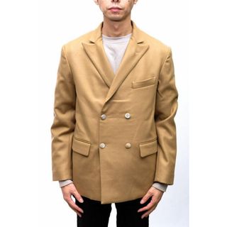 エディフィス(EDIFICE)のエディフィス／EDIFICE  ジャケット JKT アウター メンズ 男性 男性用 ウール 毛 ベージュ AILE スーパー130S Wクロス ダブルジャケット(ダッフルコート)