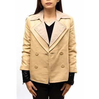 スリーワンフィリップリム(3.1 Phillip Lim)のフィリップリム／3.1 Phillip Lim Pコート ジャケット JKT アウター レディース 女性 女性用レザー 革 本革 ベージュ (ロングコート)