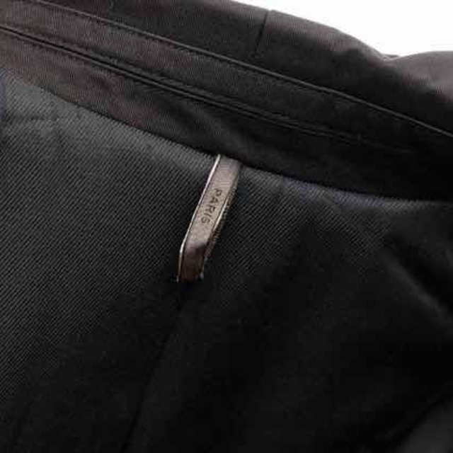 ディオールオム/Dior HOMME ステンカラーコート ジャケット JKT アウター メンズ 男性 男性用コットン 綿 キャンバス ブラック 黒 03AW LUSTER ラスター期 エディ・スリマン Hedi Slimane