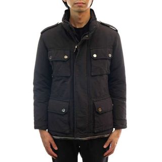 モンクレール(MONCLER)のモンクレール／MONCLER ダウンジャケット JKT アウター メンズ 男性 男性用ポリエステル ブラック 黒  M-65 フード付き(ダッフルコート)