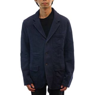 ラルフローレン(Ralph Lauren)のポロ ラルフローレン／POLO RALPH LAUREN テーラードジャケット ブレザー JKT アウター メンズ 男性 男性用コットン 綿 キャンバス ネイビー 紺  MNBLKNIM1L00311 スウェット生地 シングルブレスト(ダッフルコート)