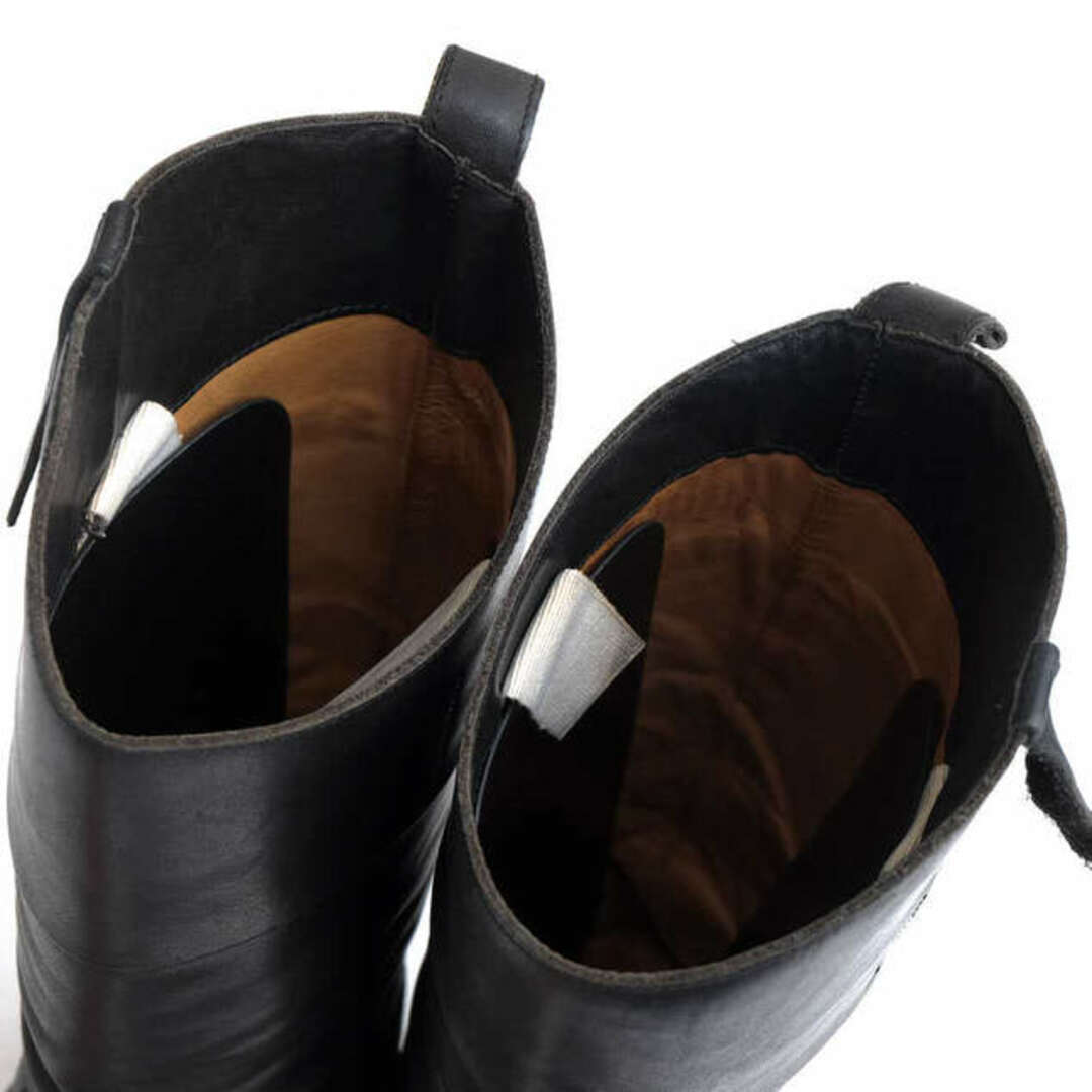 GOLDEN GOOSE(ゴールデングース)のゴールデングース／Golden Goose ロングブーツ シューズ 靴 レディース 女性 女性用レザー 革 本革 ブラック 黒  Charlye leather knee-high boots ニーハイブーツ 乗馬ブーツ ジョッキーブーツ ヴィンテージ加工 レディースの靴/シューズ(ブーツ)の商品写真